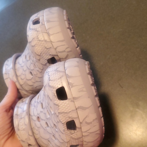 CROCS Mauve Mist/Violet Classic Sz 10 Platform Mules/Clogs Sandals NWOT - Picture 6 of 11